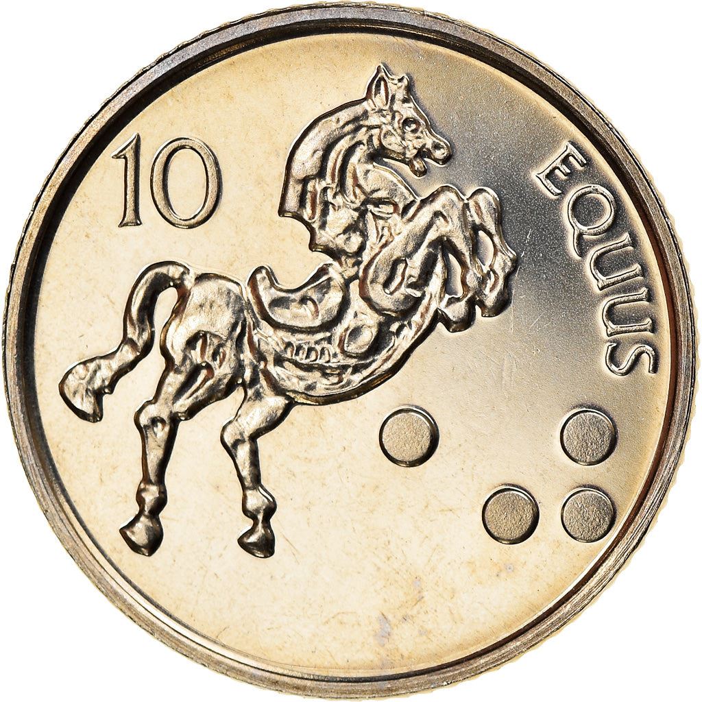 Slovenia 10 Tolarjev Coin | Horse | KM41 | 2000 - 2006