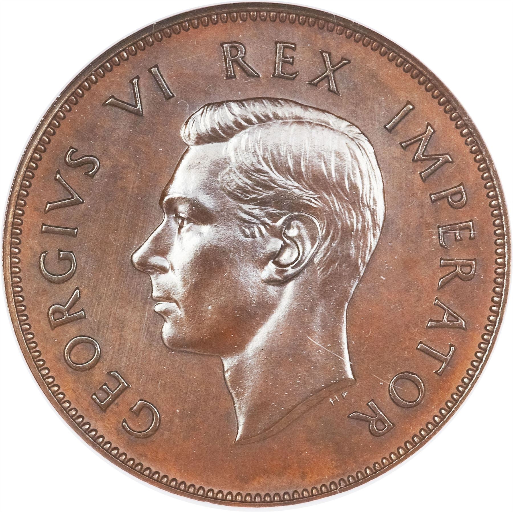 South Africa 1 Penny Coin | George VI | KM25 | 1937 - 1947