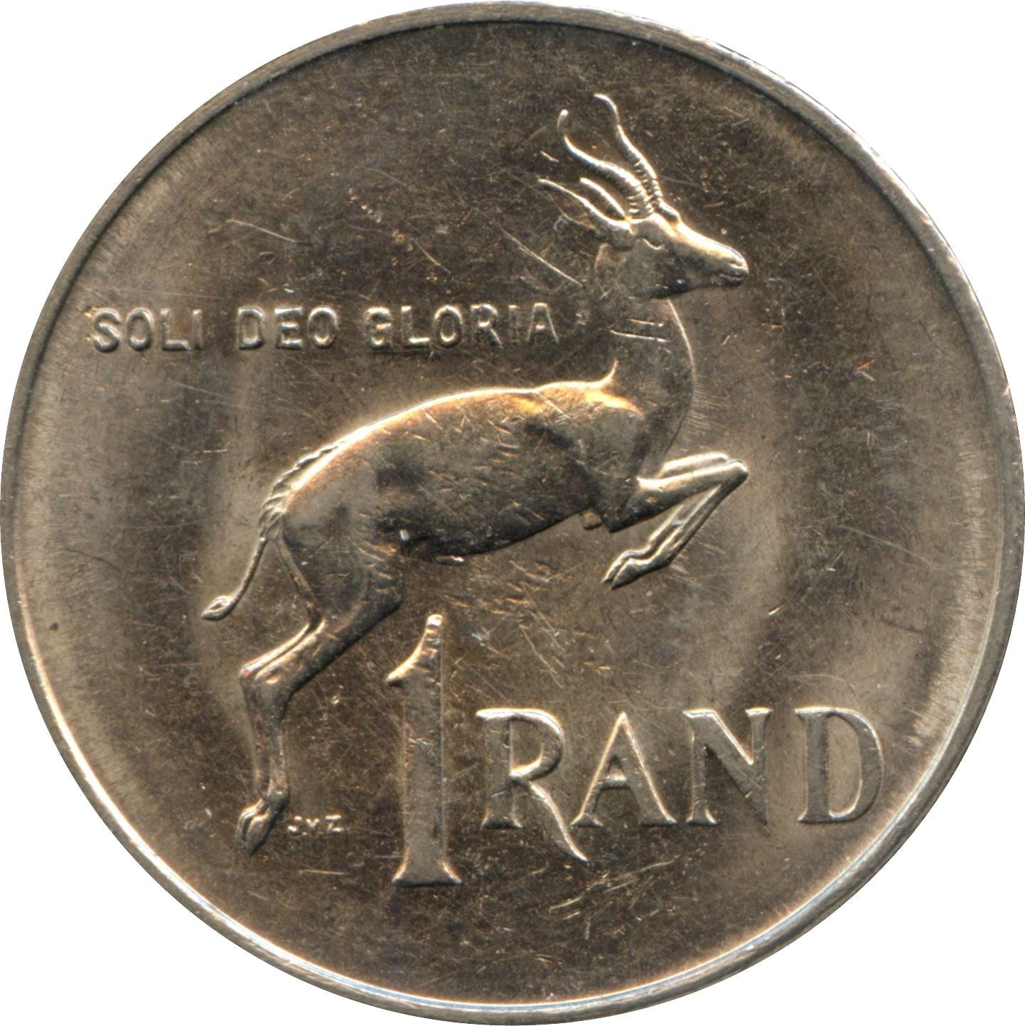 South Africa 1 Rand Coin | Marais Viljoen | KM117 | 1985