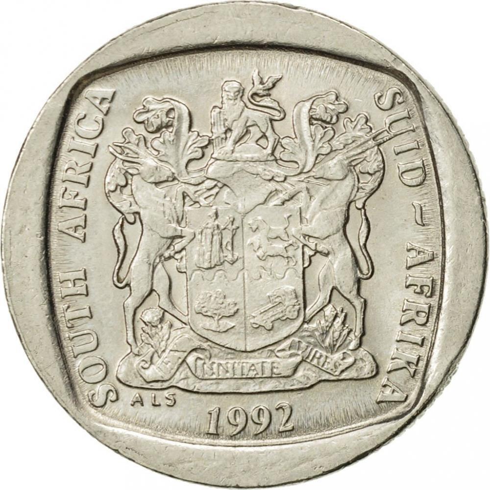 South Africa 1 Rand SOUTH AFRICA - SUID-AFRIKA Coin KM138 1990 - 1995