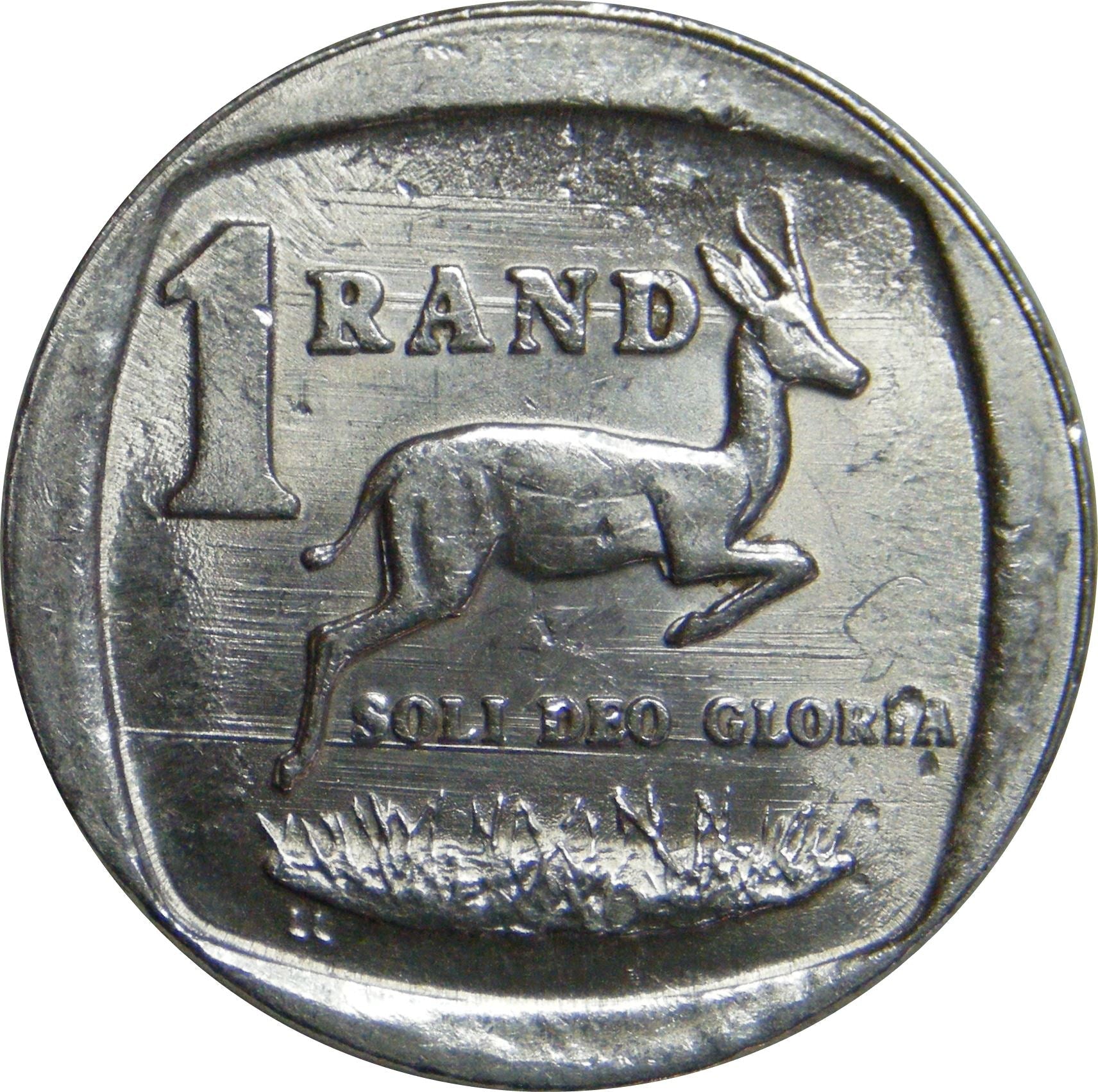 South Africa 1 Rand SOUTH AFRICA - SUID-AFRIKA Coin KM138 1990 - 1995