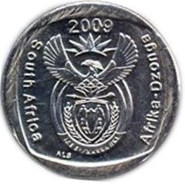 South Africa 1 Rand South Africa - Afrika-Dzonga Coin KM468 2009