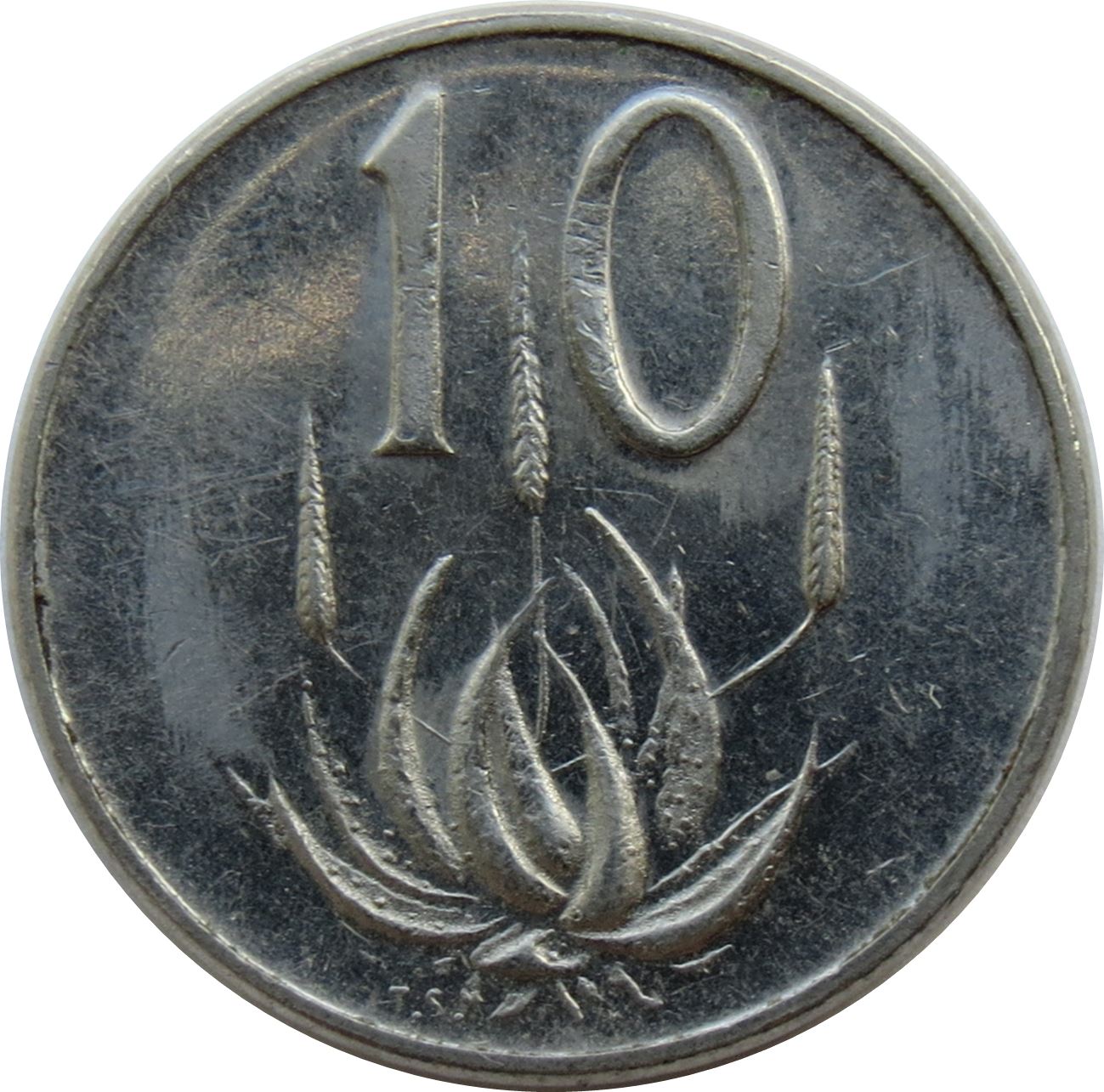 South Africa 10 Cents Coin | Jacobus J. Fouche | KM94 | 1976