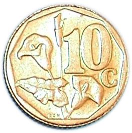 South Africa 10 Cents English Legend - South Africa Coin KM347 2003