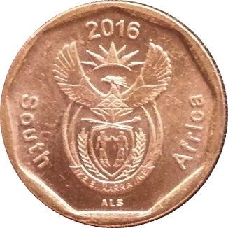 South Africa 10 Cents English Legend - South Africa Coin KMUC22 2016