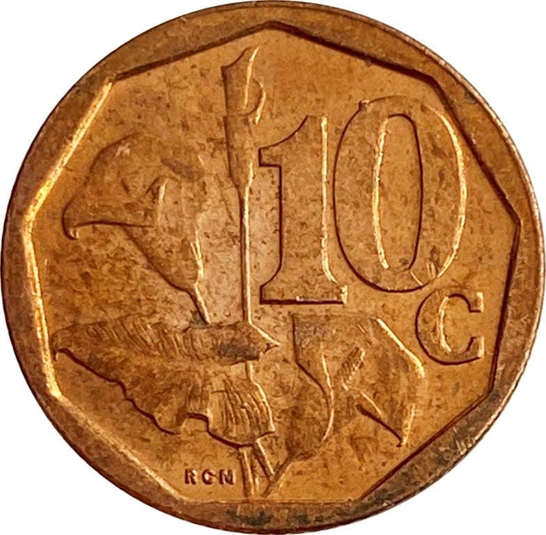 South Africa 10 Cents English Legend - South Africa Coin KMUC22 2016