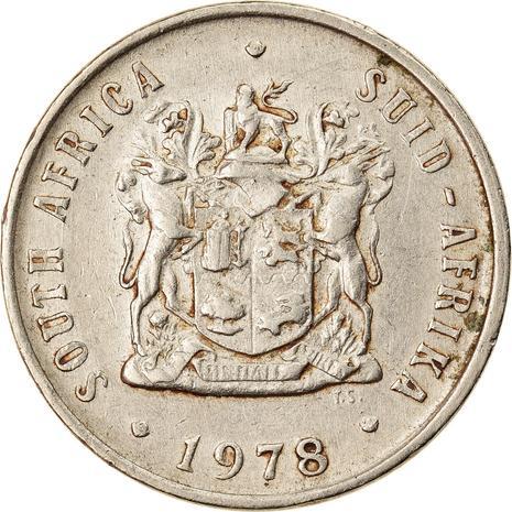 South Africa 10 Cents SOUTH AFRICA - SUID-AFRIKA Coin KM85 1970 - 1989