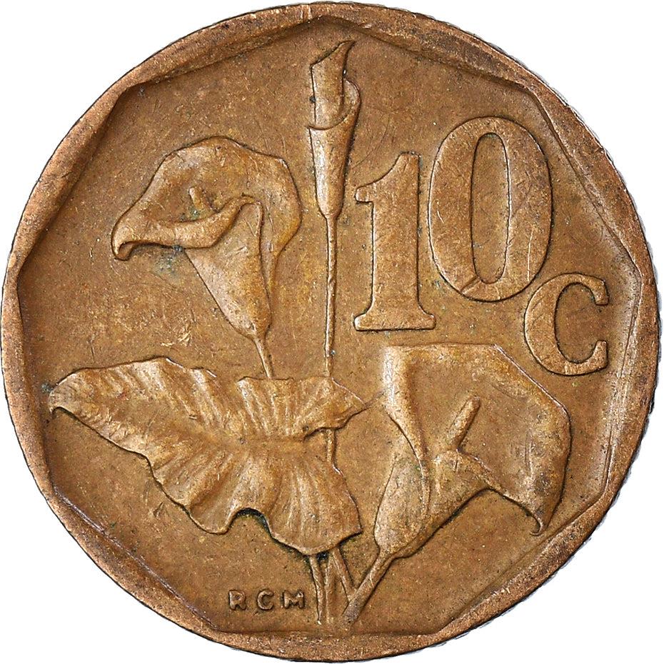 South Africa 10 Cents SUID-AFRIKA - SOUTH AFRICA Coin KM135 1990 - 1995