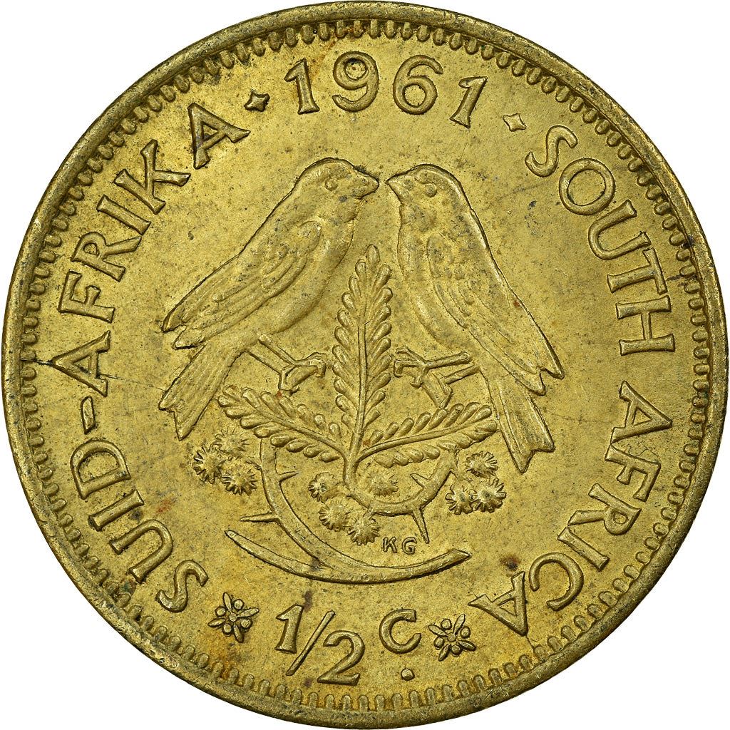 South Africa ½ Cent 1st decimal series Coin KM56 1961 - 1964