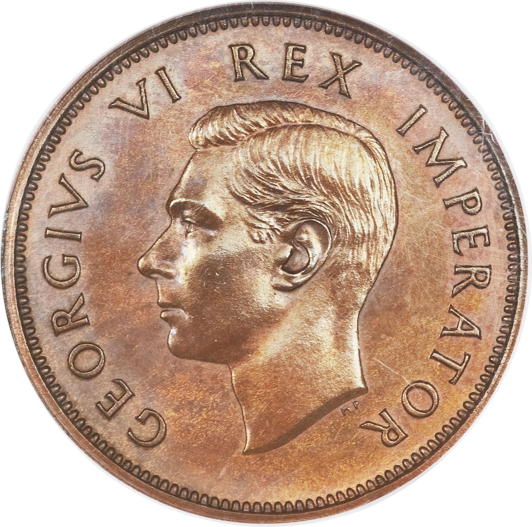 South Africa 1/2 Penny Coin | George VI | KM24 | 1937 - 1947