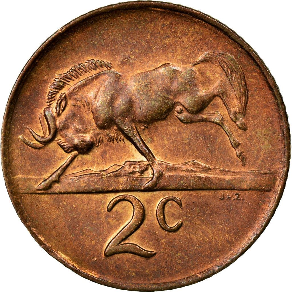 South Africa 2 Cents SOUTH AFRICA - SUID AFRIKA Coin KM83 1970 - 1990