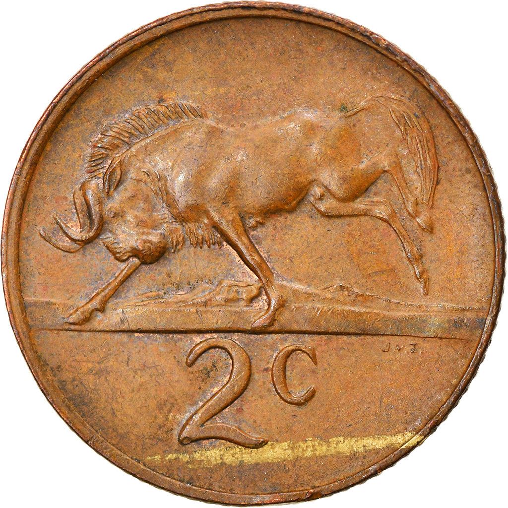 South Africa 2 Cents SOUTH AFRICA - SUID AFRIKA Coin KM83 1970 - 1990