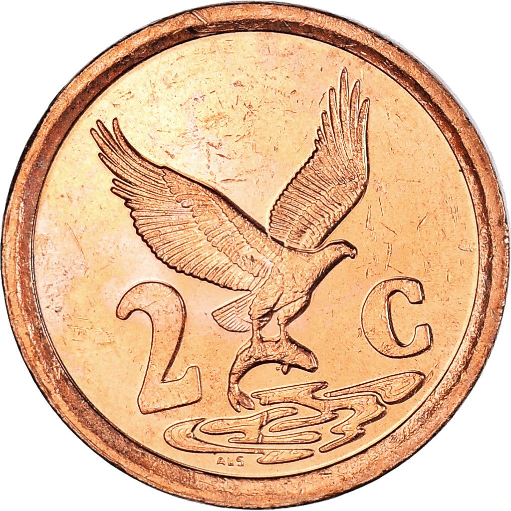 South Africa 2 Cents Venda Legend - AFURIKA-TSHIPEMBE Coin KM159 1996 - 2000