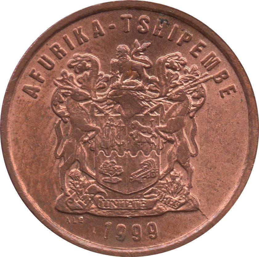 South Africa 2 Cents Venda Legend - AFURIKA-TSHIPEMBE Coin KM159 1996 - 2000