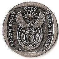 South Africa | 2 Rand Coin | Aforika Borwa | KM469 | 2009