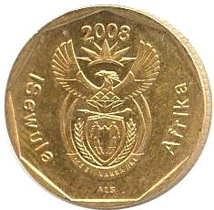 South Africa | 20 Cents Coin | Ndebele Legend - iSewula Afrika | KM442 | 2008 - 2021