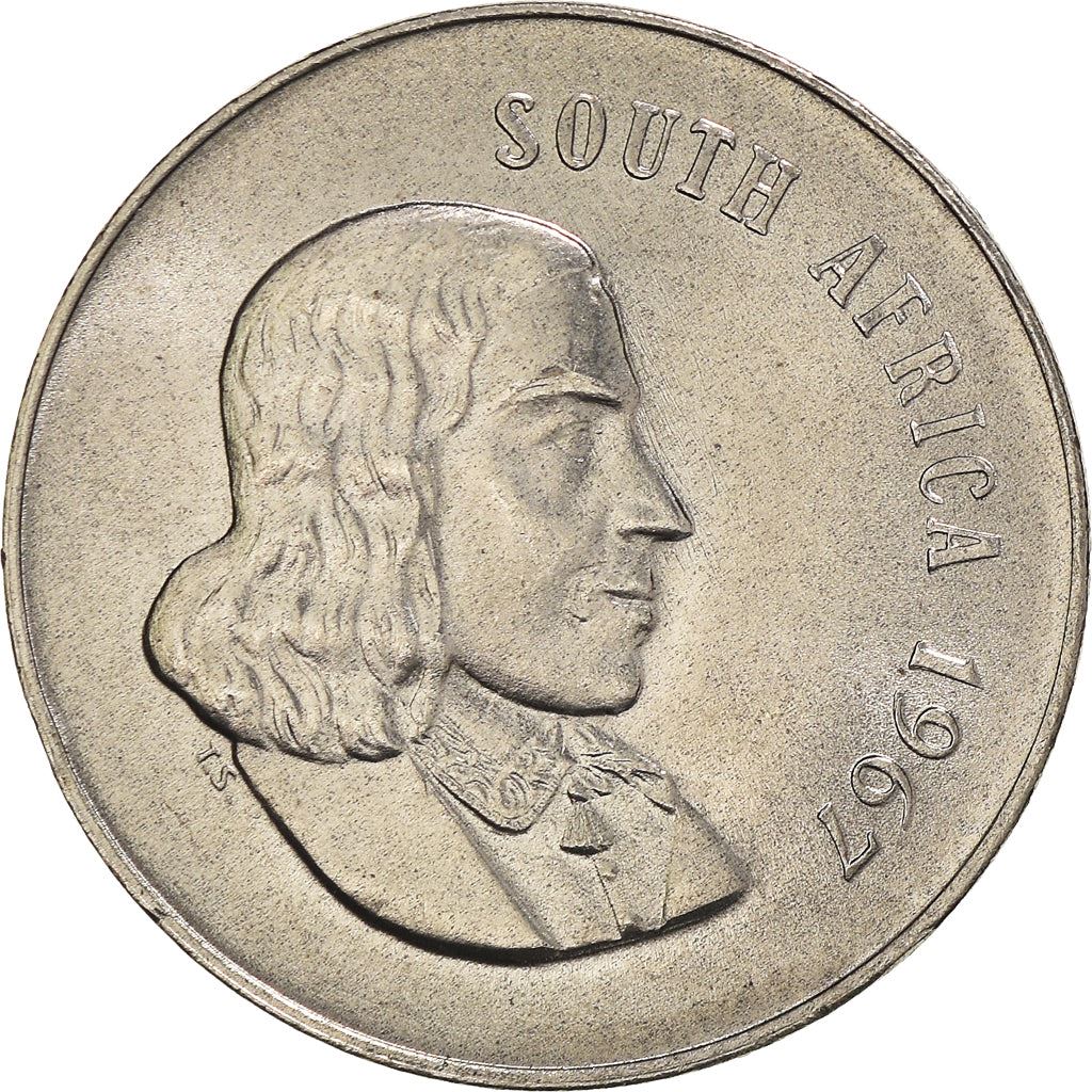 South Africa 20 Cents English Legend - SOUTH AFRICA Coin KM69.1 1965 - 1969