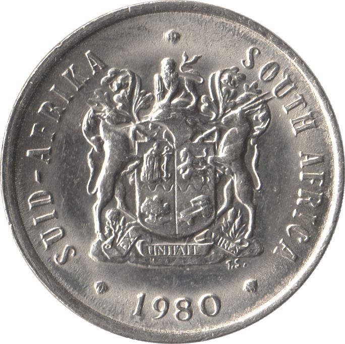 South Africa 20 Cents SUID-AFRIKA - SOUTH AFRICA Coin KM86 1970 - 1990