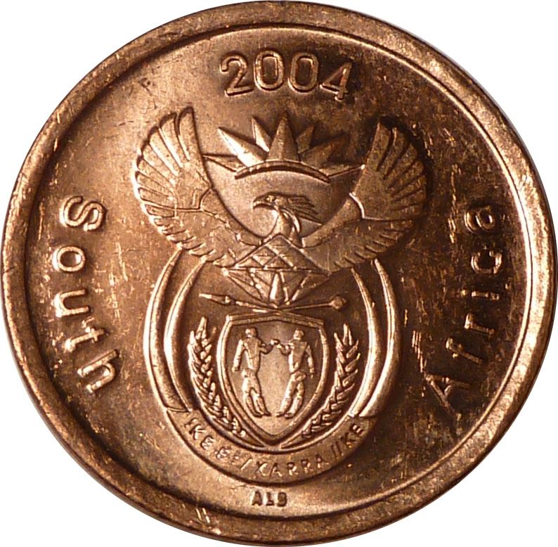 South Africa 5 Cents English Legend - South Africa Coin KM325 2004