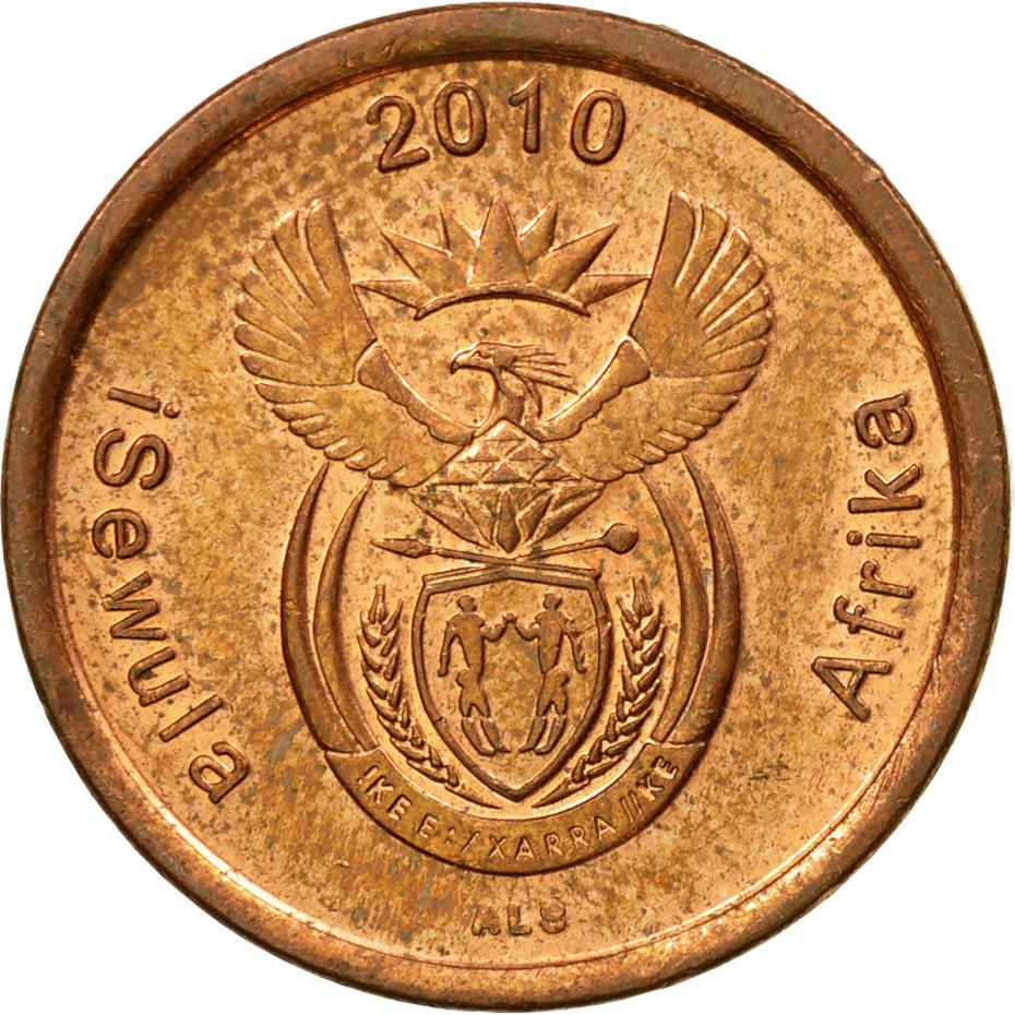 South Africa 5 Cents Ndebele Legend - iSewula Afrika Coin KM493 2010