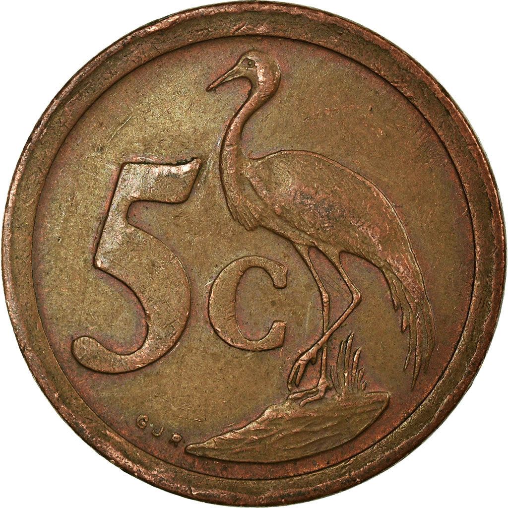 South Africa 5 Cents SOUTH AFRICA - SUID-AFRIKA Coin KM134 1990 - 1995