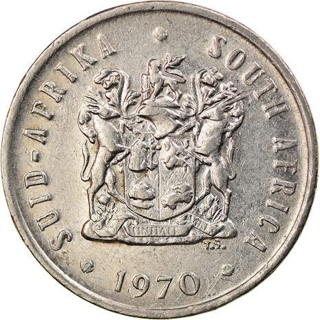 South Africa 5 Cents SUID-AFRIKA - SOUTH AFRICA Coin KM84 1970 - 1989