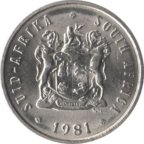 South Africa 5 Cents SUID-AFRIKA - SOUTH AFRICA Coin KM84 1970 - 1989