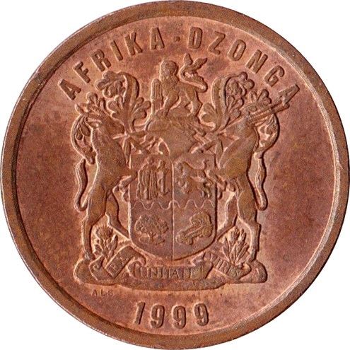 South Africa 5 Cents Tsonga Legend - AFRIKA-DZONGA Coin KM160 1996 - 2000