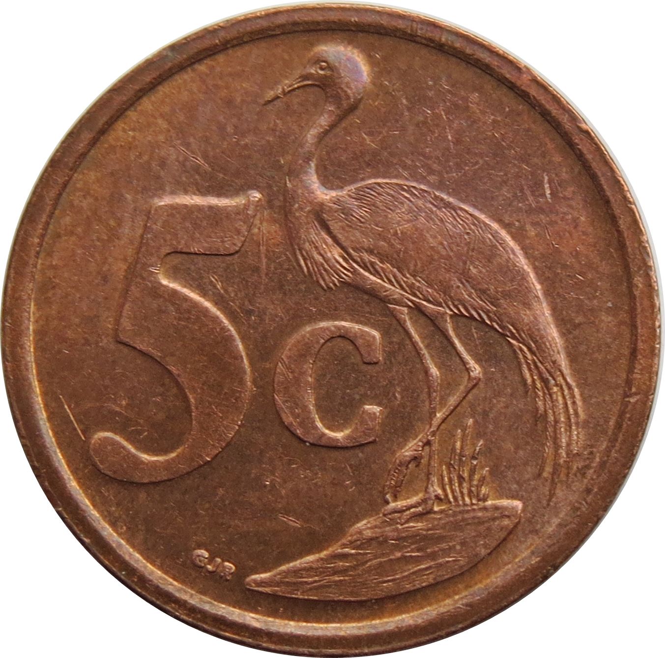 South Africa 5 Cents Tswana Legend - Aforika Borwa Coin KM291 2005