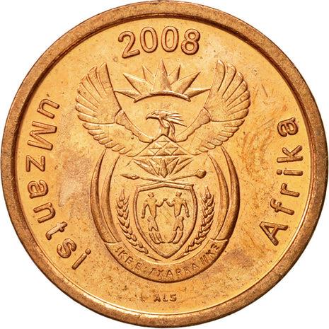 South Africa 5 Cents Xhosa Legend - uMzantsi Afrika Coin KM440 2008