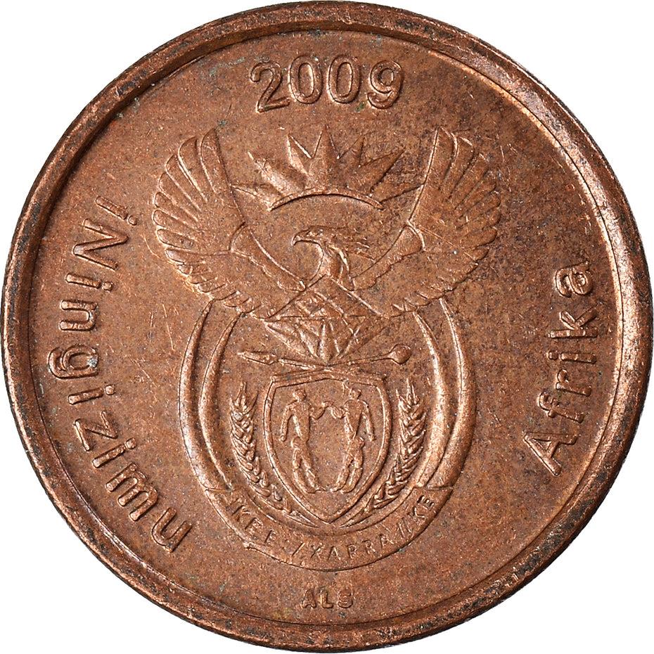 South Africa 5 Cents Zulu Legend - iNingizimu Afrika Coin KM464 2009