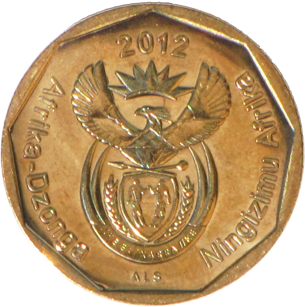 South Africa 50 Cents Afrika-Dzonga - Ningizimu Afrika Coin KM554 2012