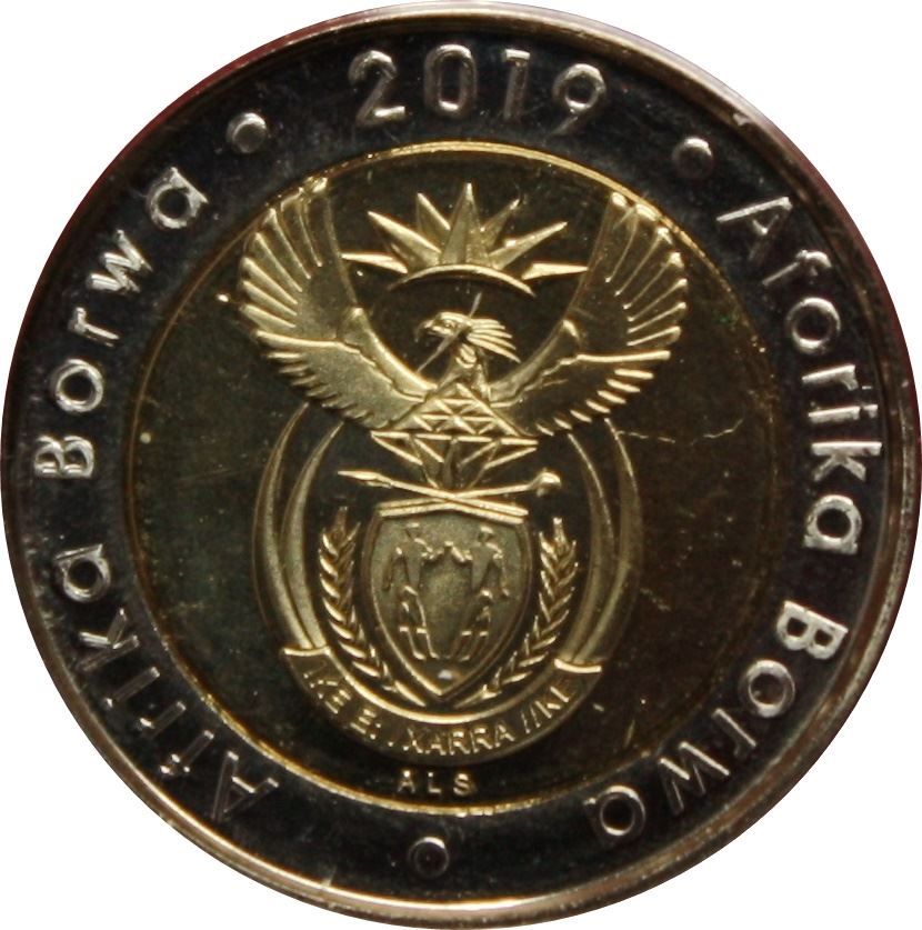 South Africa 50 Cents Coin | iSewula Afrika - iNingizimu Afrika | 2019