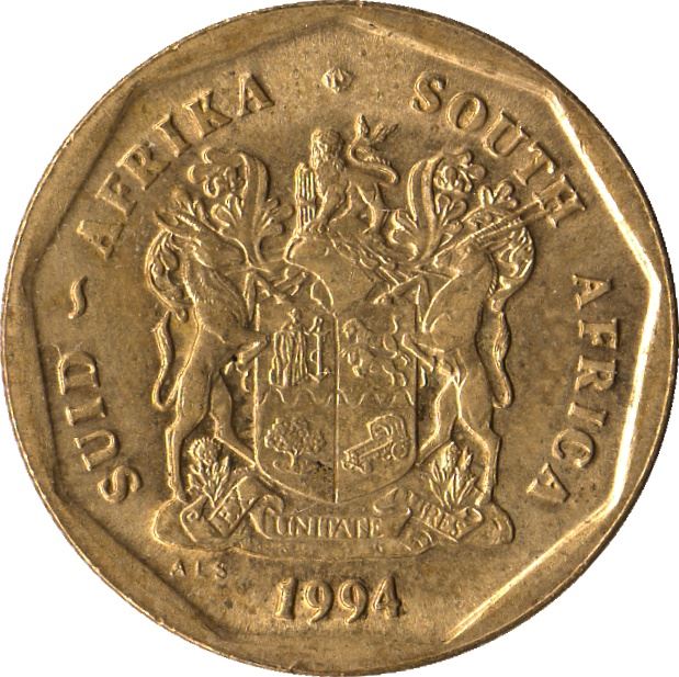 South Africa 50 Cents SUID-AFRIKA - SOUTH AFRICA Coin KM137 1990 - 1995