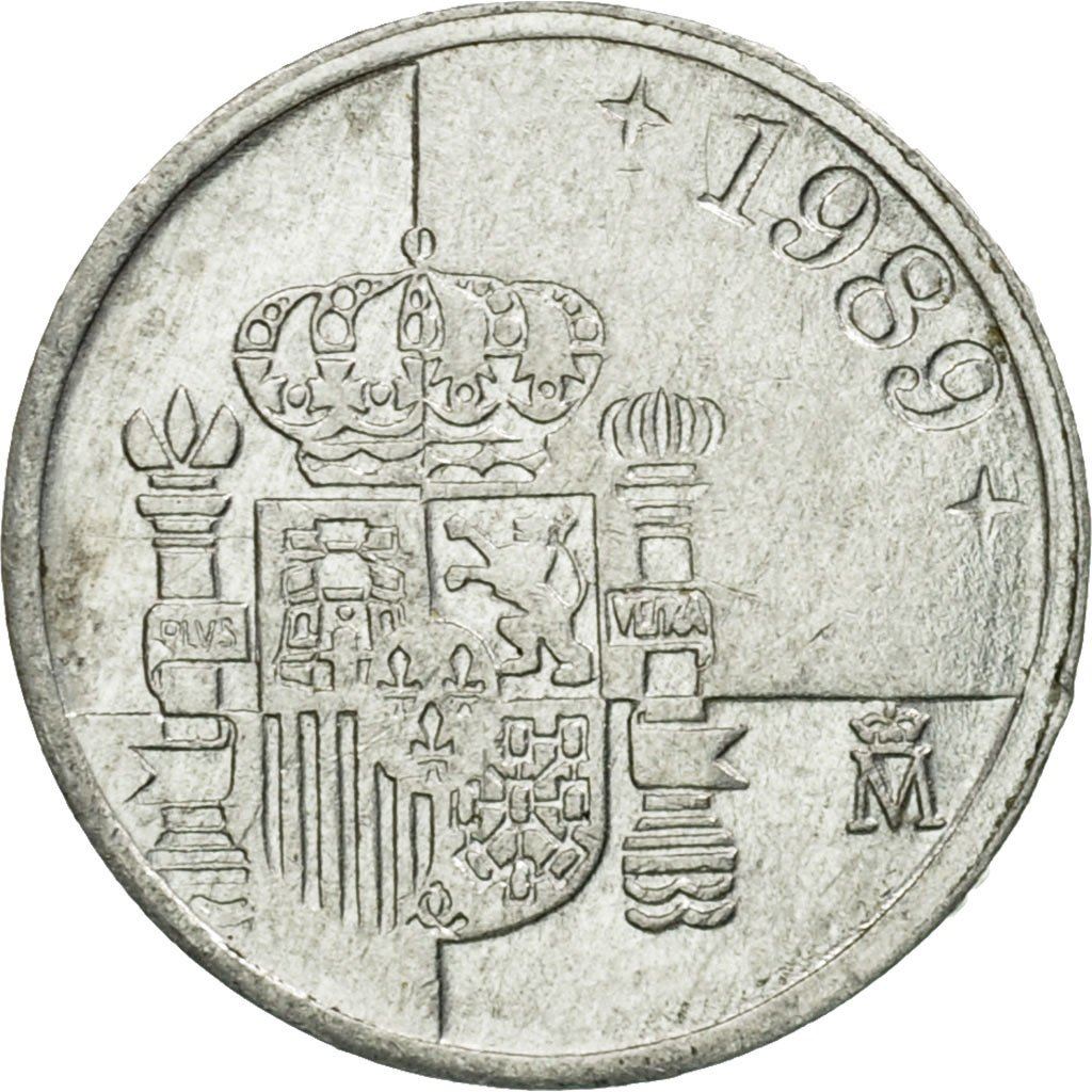 Spain 1 Peseta - Juan Carlos I Coin 1989 - 2001 KM 832