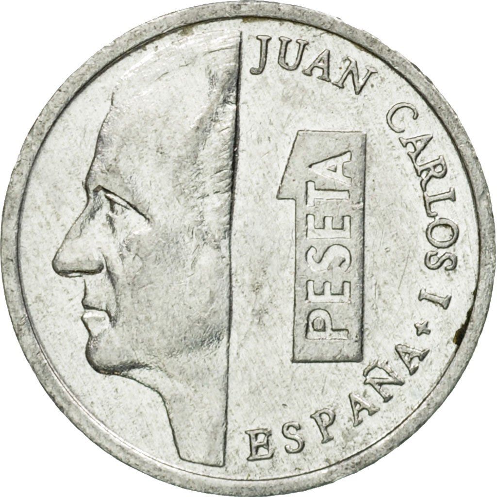 Spain 1 Peseta - Juan Carlos I Coin 1989 - 2001 KM 832