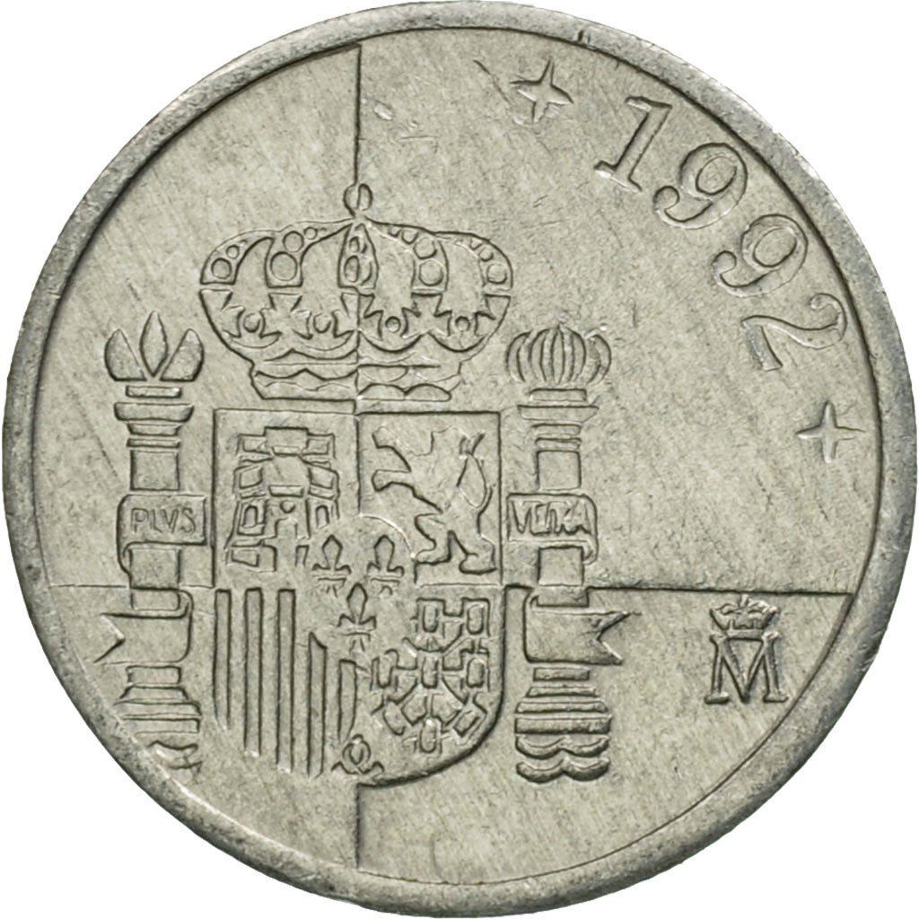 Spain 1 Peseta - Juan Carlos I Coin 1989 - 2001 KM 832