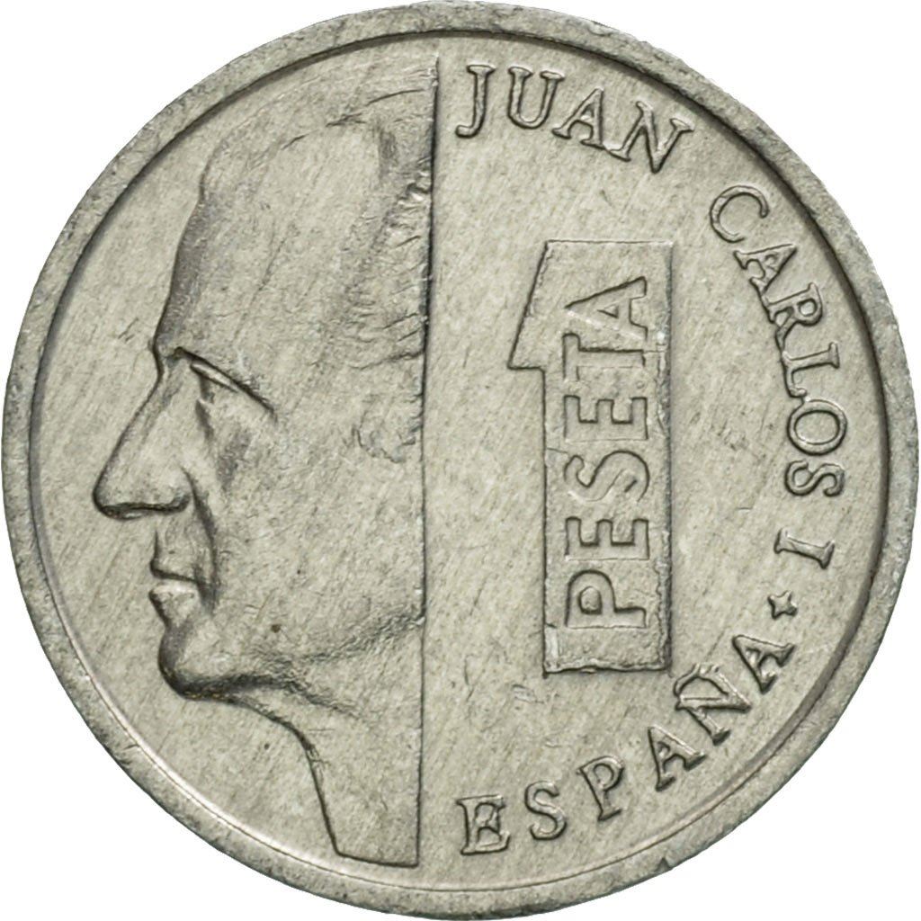 Spain 1 Peseta - Juan Carlos I Coin 1989 - 2001 KM 832