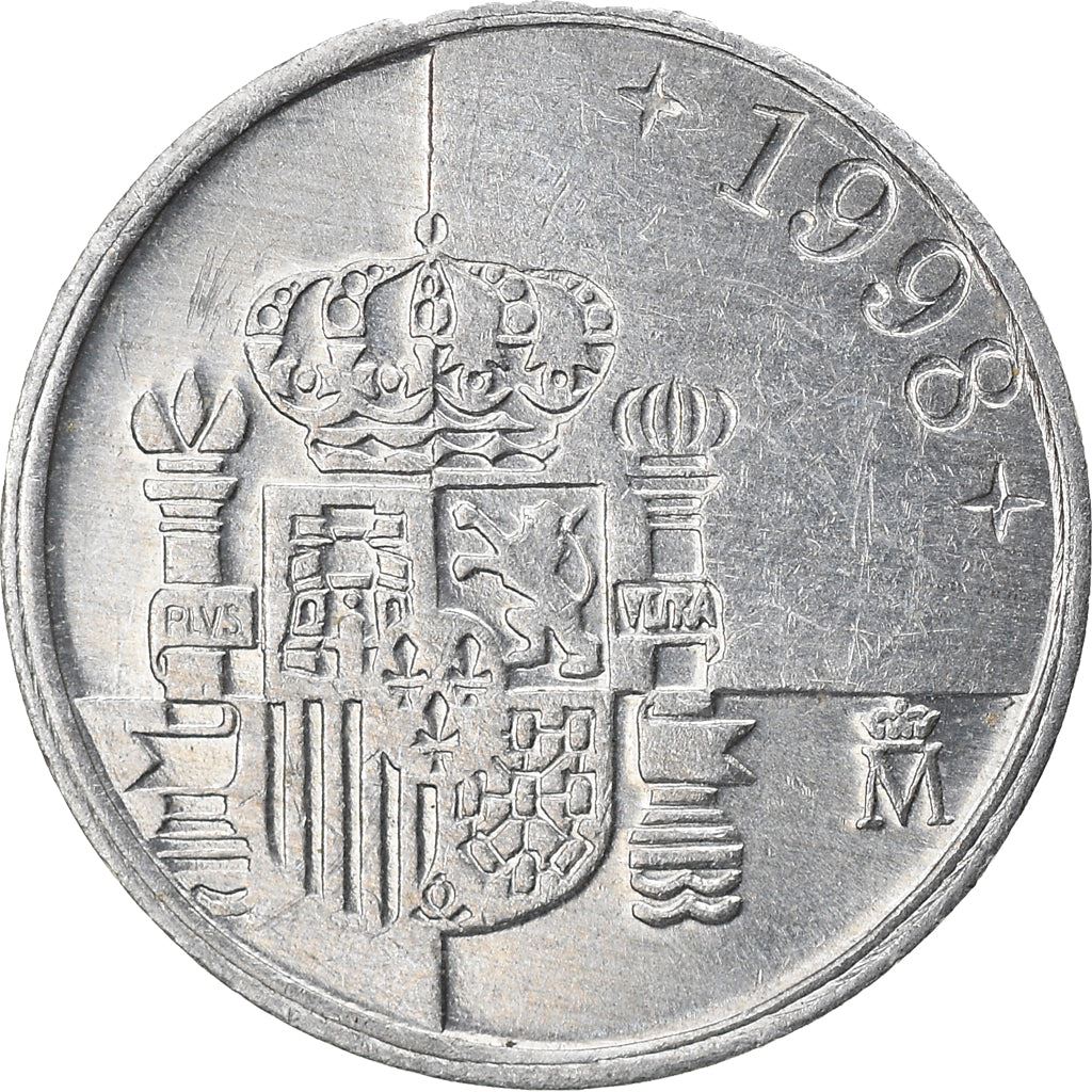 Spain 1 Peseta - Juan Carlos I Coin 1989 - 2001 KM 832