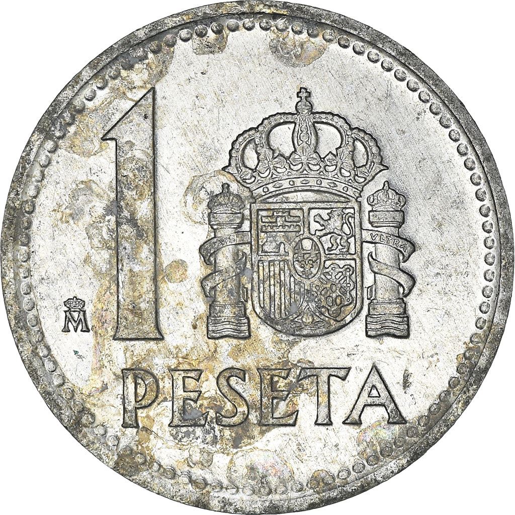 Spain 1 Peseta - Juan Carlos I Coin KM821 1982 - 1989 Bridge