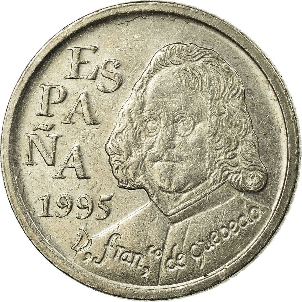 Spain | 10 Pesetas Coin | writer Francisco de Quevedo | Km:947 | 1995