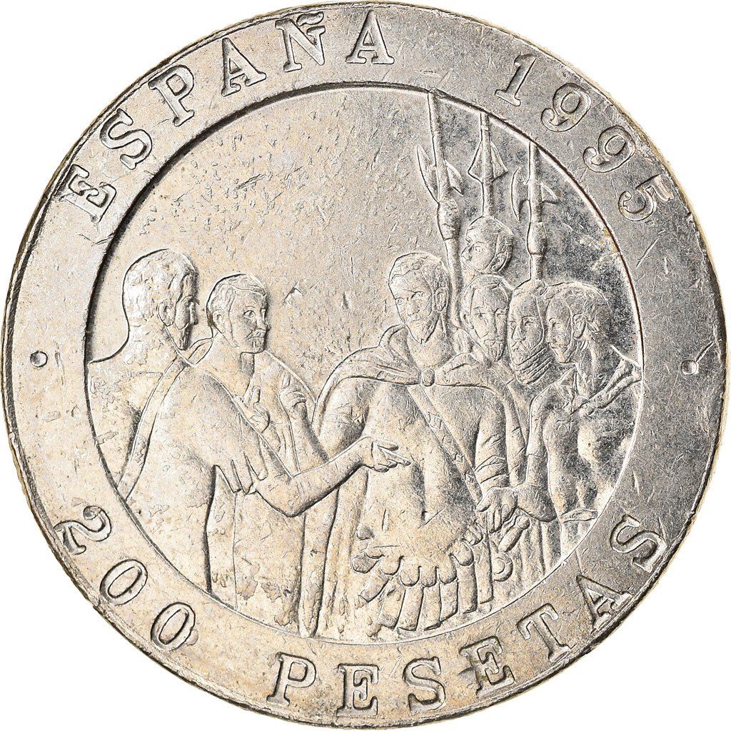 Spain 200 Pesetas Murillo and El Greco Coin 1995 KM 951