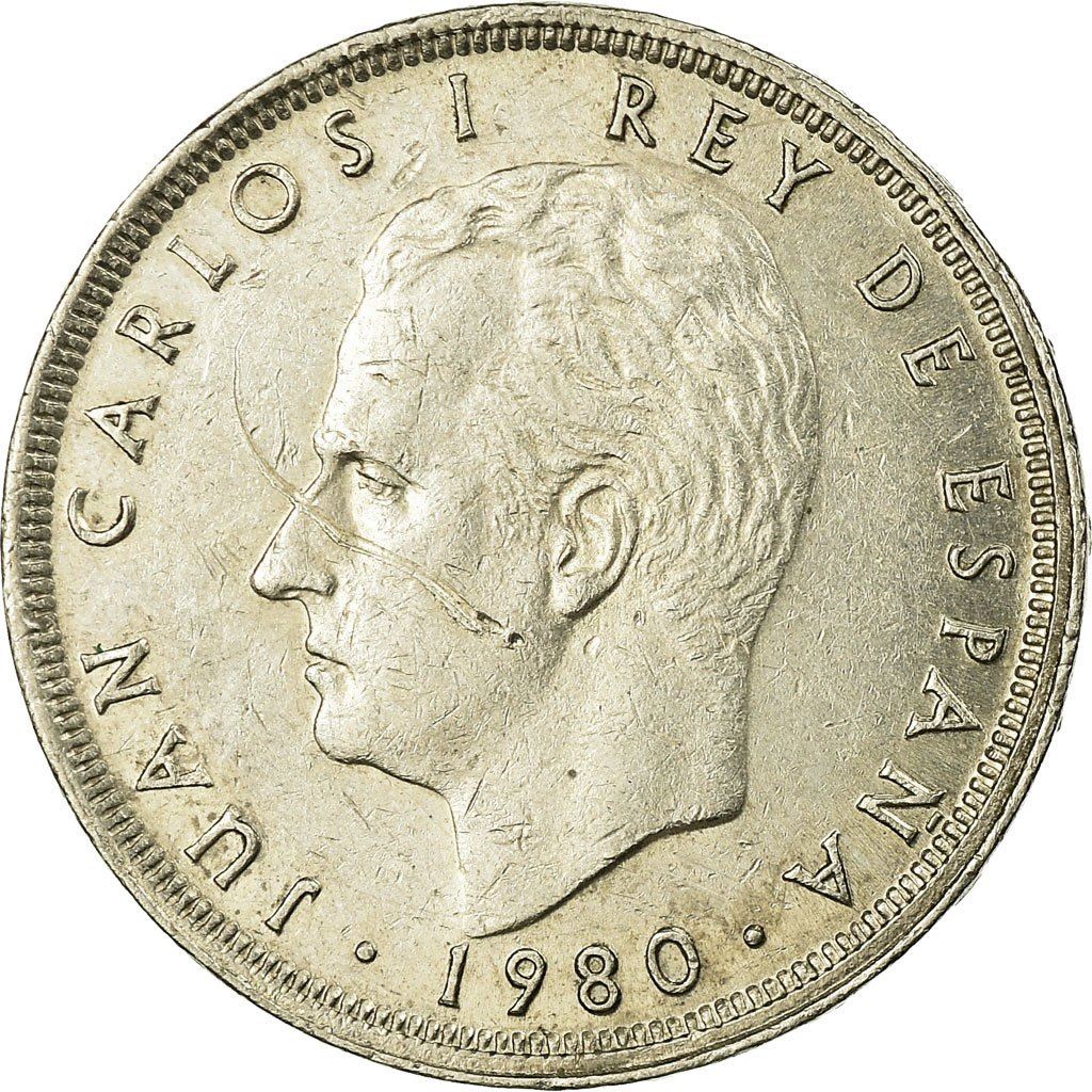 Spain 25 Pesetas - Juan Carlos I España '82 Coin 1980 KM 818