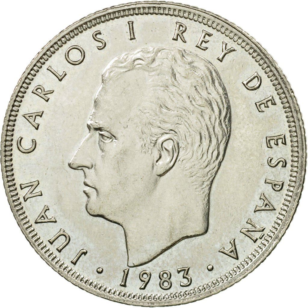 Spain 25 Pesetas - Juan Carlos I with mintmark Coin KM824 1982 - 1984