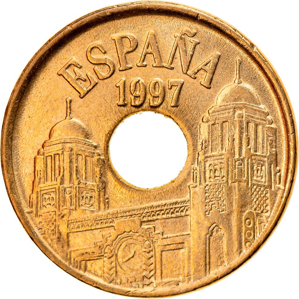 Spain 25 Pesetas Melilla Coin 1997 KM 983