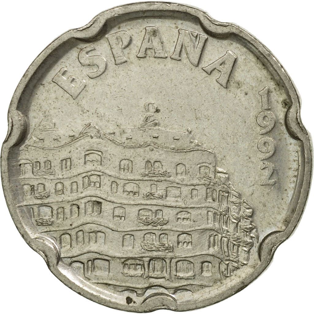 Spain 50 Pesetas Casa Mila Coin KM906 1992