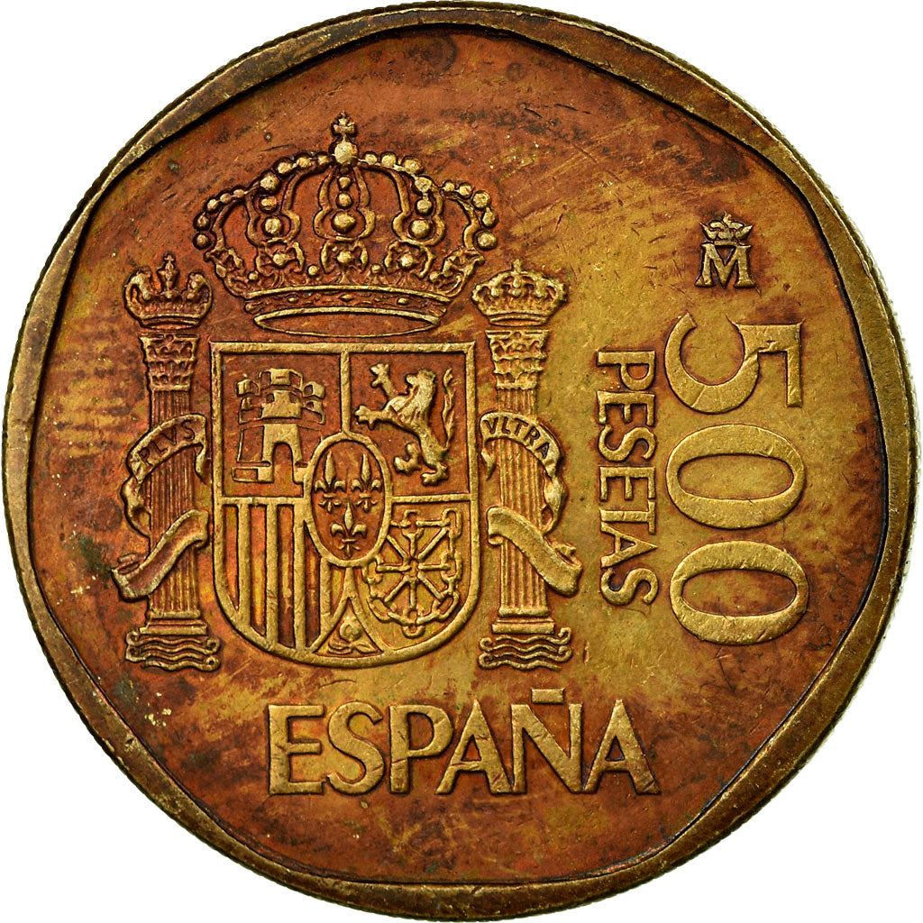 Spain 500 Pesetas - Juan Carlos I Coin KM831 1987 - 1990 Painting