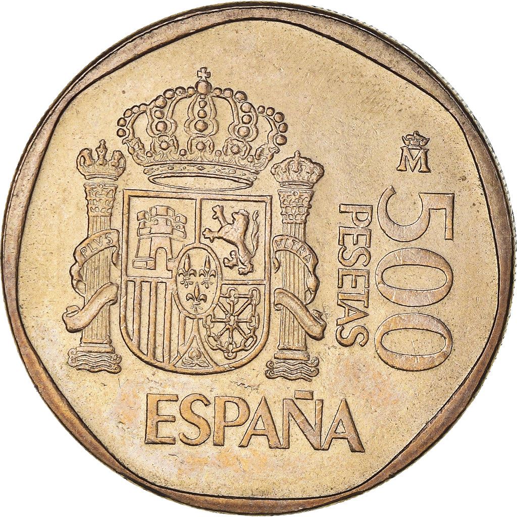 Spain 500 Pesetas - Juan Carlos I Coin KM831 1987 - 1990 Painting