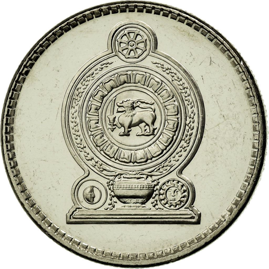 Sri Lanka | 50 Cents Coin | Armorial Ensign | KM135.2a | 1996 - 2004