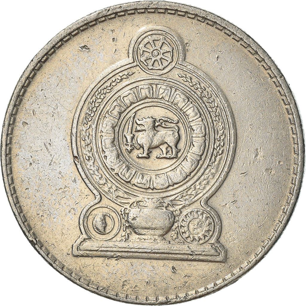 Sri Lanka Coin | 1 Rupee | Armorial Ensign | KM136.2 | 1982 - 1994